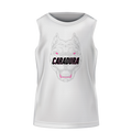 Camiseta Sin Mangas Pitbull Blanca