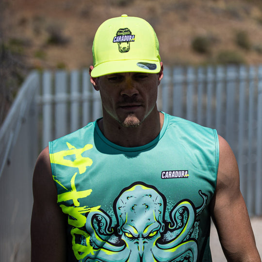 Gorra deportiva brezzy CARADURA amarilla