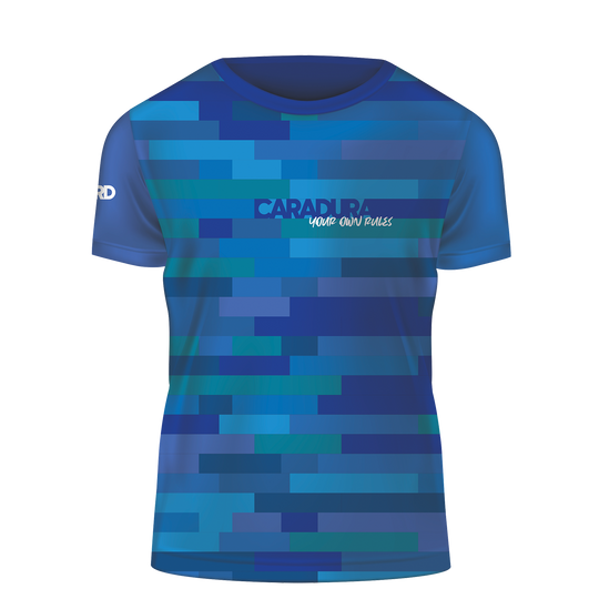 Camiseta Caradura Blue Glitch
