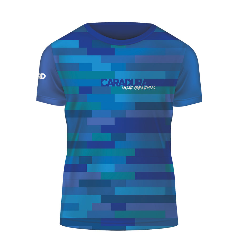 Camiseta Caradura Blue Glitch