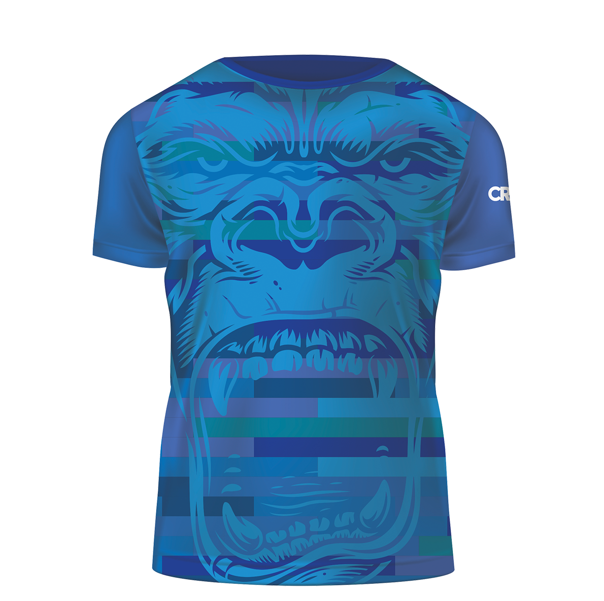 Camiseta Caradura Blue Glitch