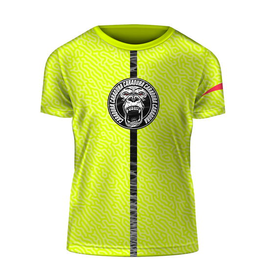 Camiseta Caradura Gorila Print amarilla