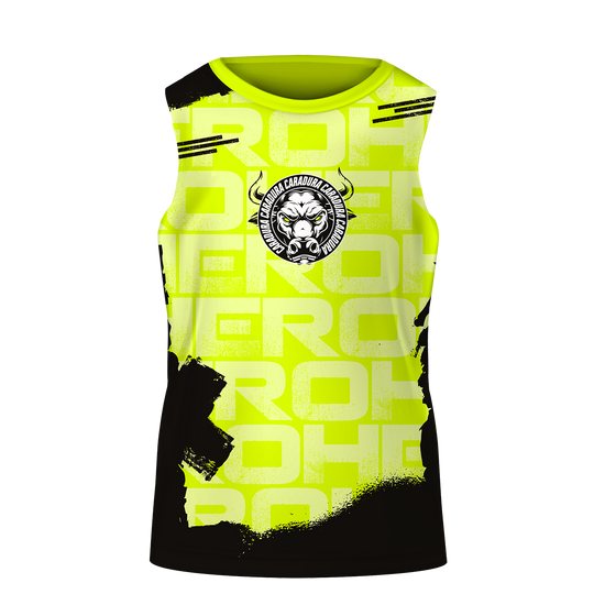 Camiseta Sin Mangas Hero Amarilla