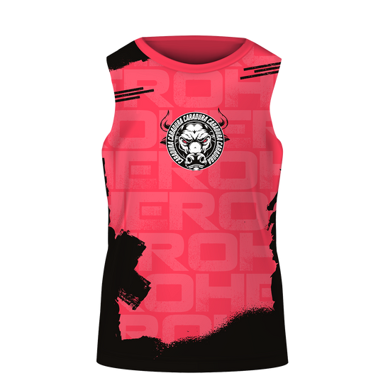 Camiseta Sin Mangas Hero Roja