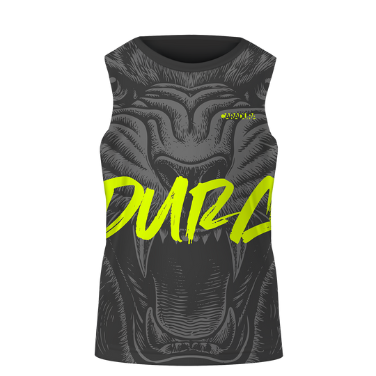 Camiseta Sin Mangas Miau Amarilla