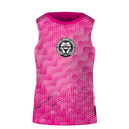 Camiseta Sin Mangas Perro Sport Fucsia