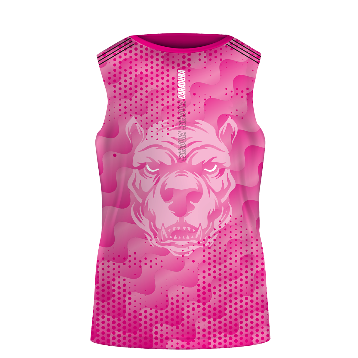 Camiseta Sin Mangas Perro Sport Fucsia