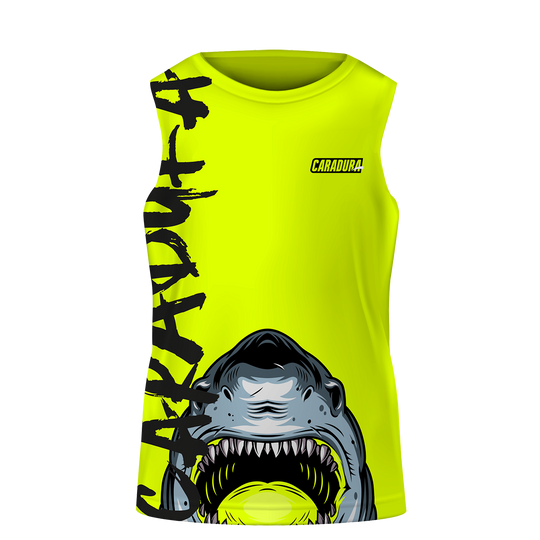 Camiseta Sin Mangas Tiburón Amarillo