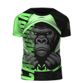 Camiseta Caradura Gorila Fight Verde