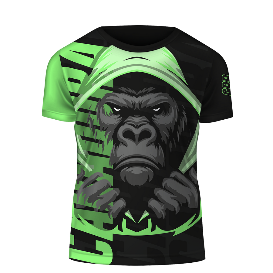 Camiseta Caradura Gorila Fight Verde