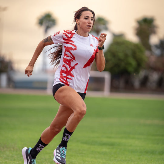 Camiseta Caradura Vamos Blanco Rojo