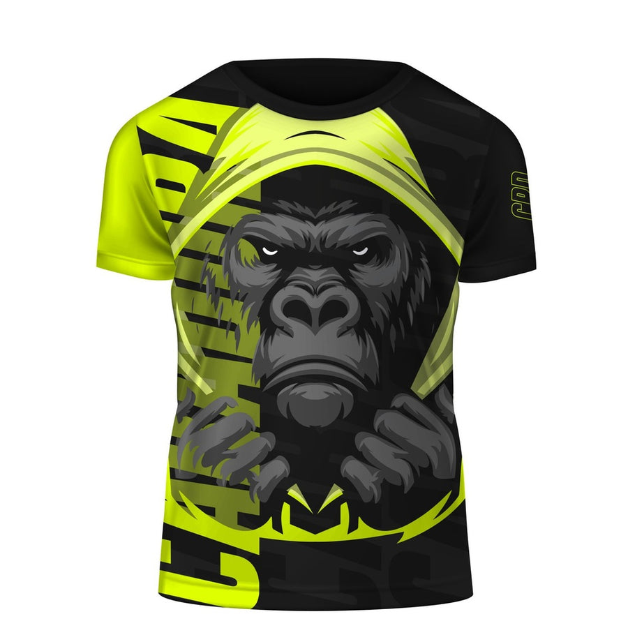 Camiseta Caradura Gorila Fight Amarillo