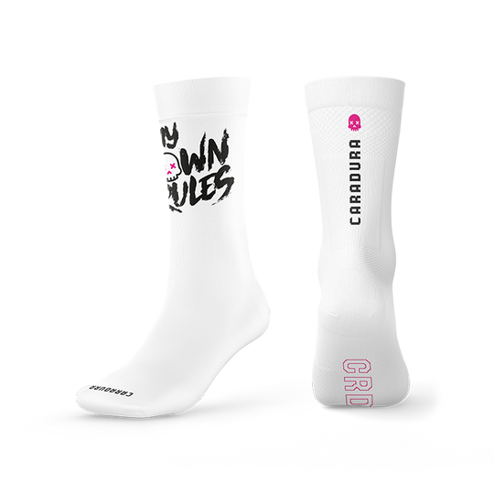 Calcetines Bordados MOR Blancos