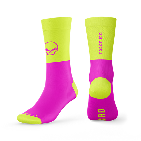 Calcetines Bordados Alien Neón