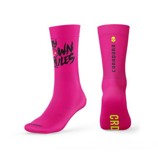 Calcetines Bordados MOR Fucsia
