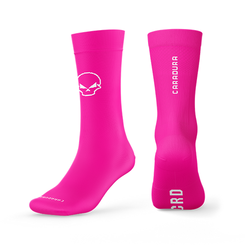 Calcetines Bordados Alien Fucsia