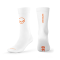 Calcetines Bordados Alien Blanco y Naranja