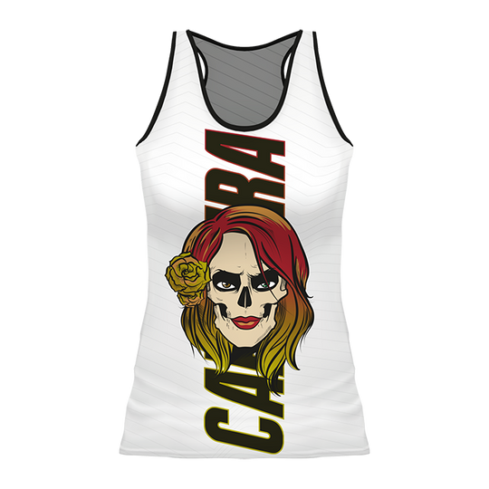 Camiseta Nadadora Calavera Baseball