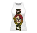 Camiseta Nadadora Calavera Baseball (NUEVO PATRÓN)