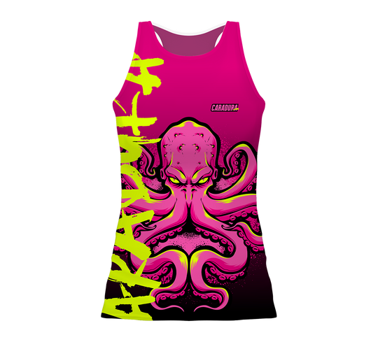 Camiseta Nadadora Pulpo Fucsia (NUEVO PATRÓN)