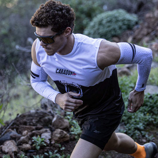 Manguitos Caradura Print Blanco