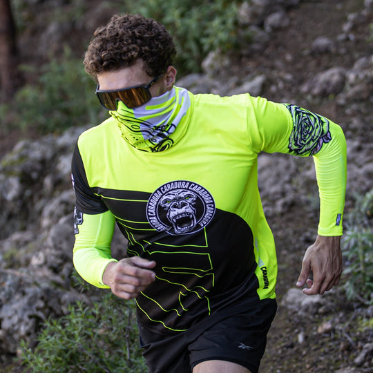 Manguitos Caradura Calavera Amarillo