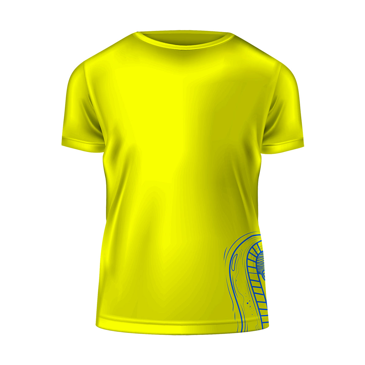 Camiseta Pulpo Amarillo Fluor