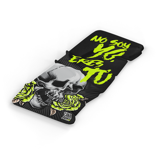 Toalla Gym Calavera Amarillo