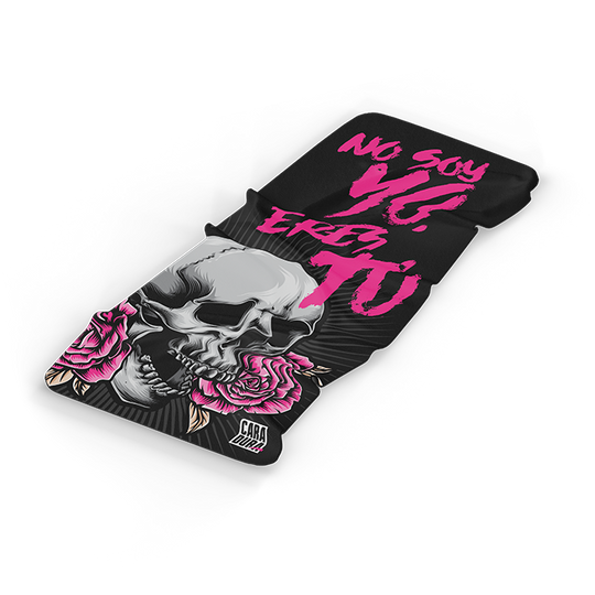 Toalla Gym Calavera Rosa