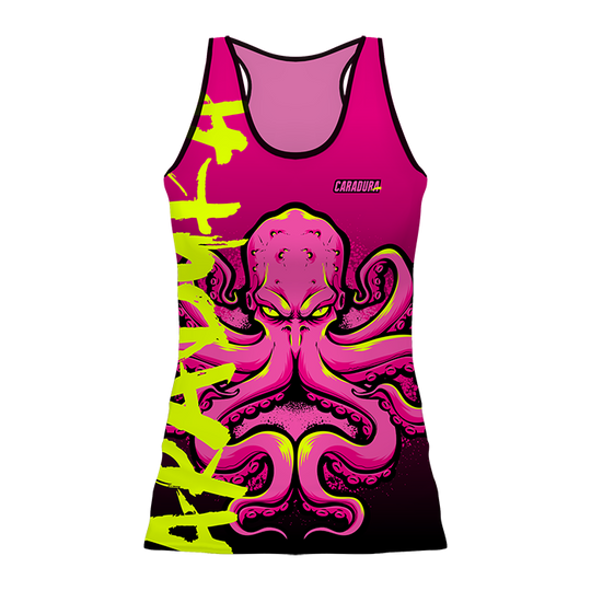 Camiseta Nadadora Pulpo Fucsia